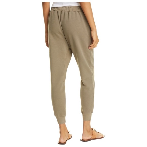 Frame Easy Cropped Sweatpant Joggers in Military XL - Picture 2 of 7